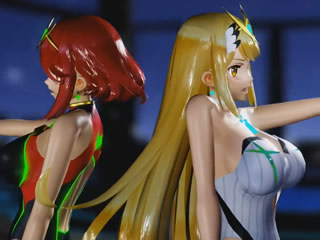 無盡3D漫畫 Mmd Sex Xenoblade Pyra and Mythra